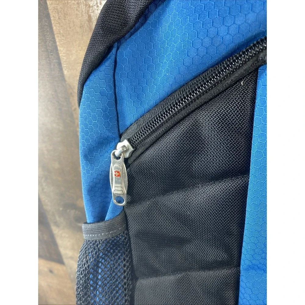 Swissgear Wenger Laptop Backpack Blue Black Travel Work School‎ Daypack Padded